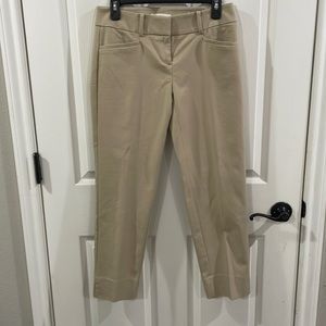 LOFT wide leg khakis